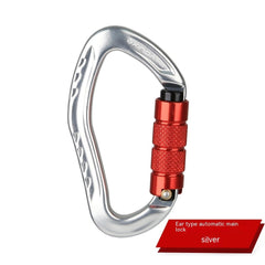 Climbing Button Carabiner Outdoor Rock Climbing Equipment Hook Lock