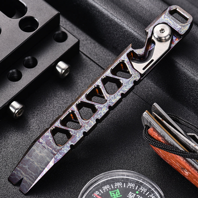 Titanium Crowbar Multifunctional Tools Outdoor Survival Gear