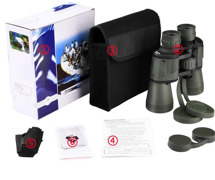 Outdoor Tourism High-definition 20x50 Binoculars - Survival Pro Store