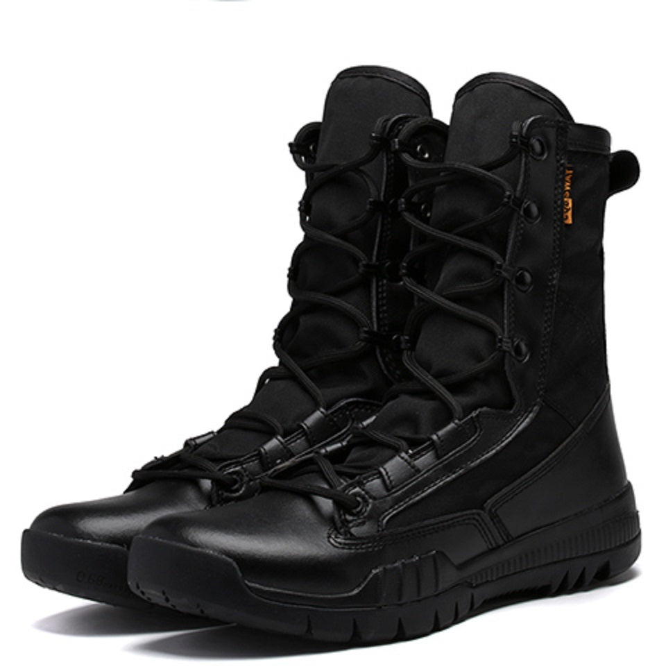 Ultralight Men Army Boots - Military Combat Tactical Ankle Boots for Outdoor