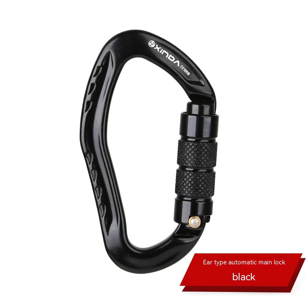 Climbing Button Carabiner Outdoor Rock Climbing Equipment Hook Lock