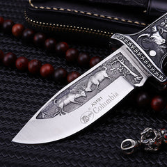 Outdoor Folding Field Survival  Knife