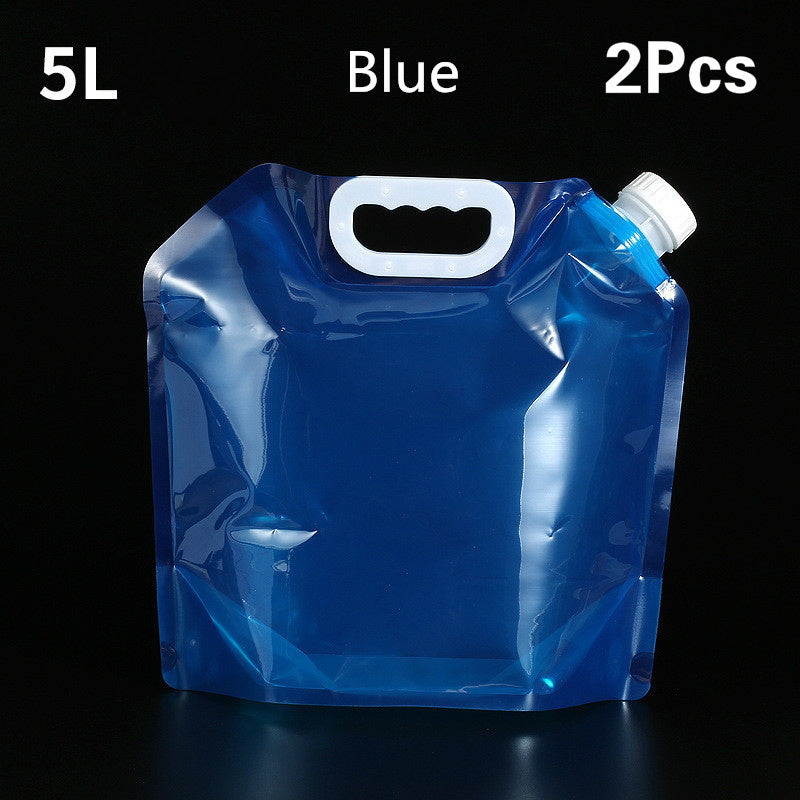 PVC Outdoor Camping Hiking Foldable Portable Water Bags Container - Survival Pro Store