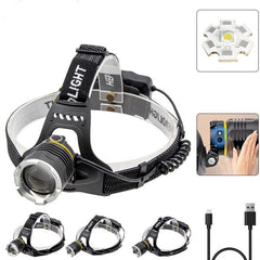 Strong Distant Super Bright Induction Headlamp - Survival Pro Store